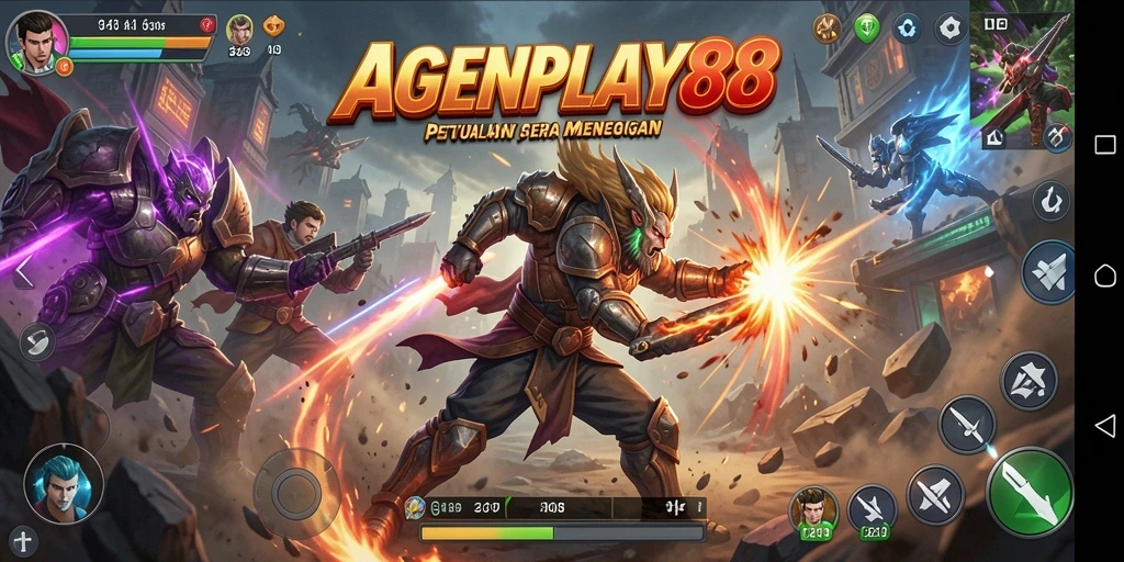 Tampilan gameplay AGENPLAY88 yang menegangkan dan seru.