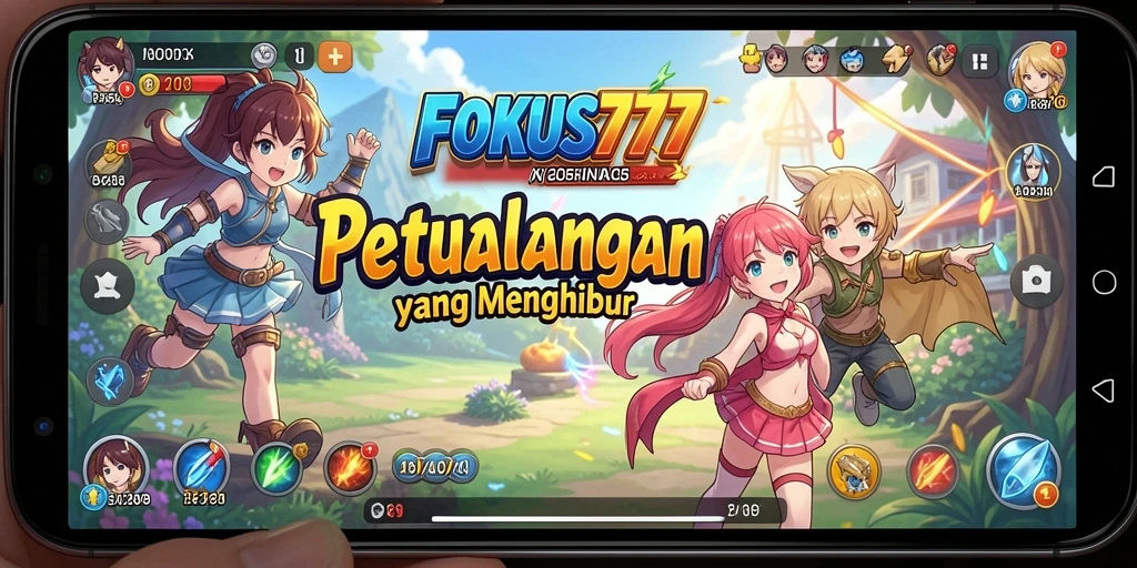 Screenshot FOKUS777 menampilkan aksi seru dalam dunia Anime.