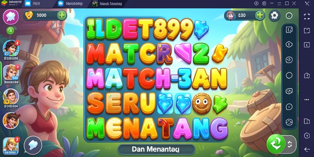 Screenshot IBET899 menampilkan keseruan gameplay Match-3 yang mengasyikkan.