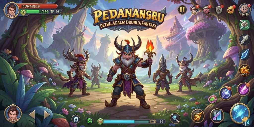 Tangkapan layar IDN89 menunjukkan aksi petualangan menegangkan.